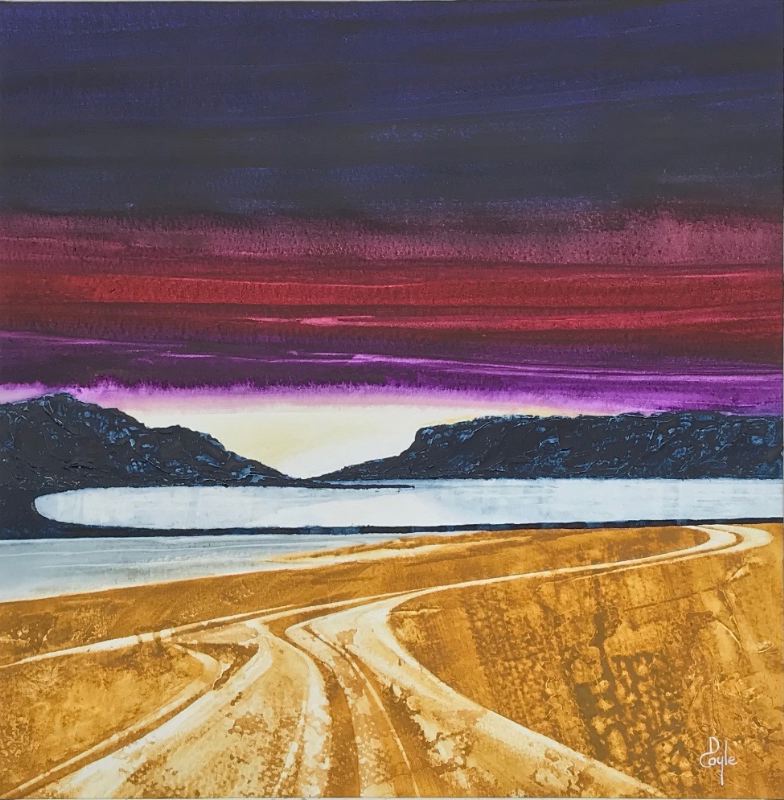Calgary Bay - Receding Tide Sunset  (SOLD)